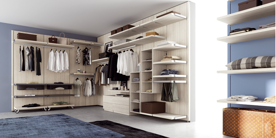 WALK-IN WARDROBES MERCANTINI CREMAGLIERA
