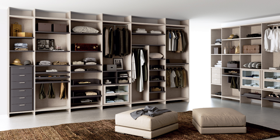 WALK-IN WARDROBES MERCANTINI MODULAR
