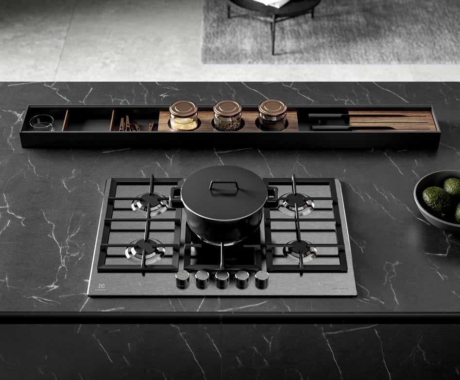 Arredo3 cucina Glass 2.0 03 dettagli piano cottura