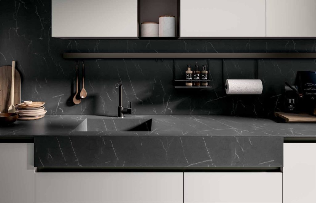 Arredo3 cucina Glass 2.0 03 piano da vicino