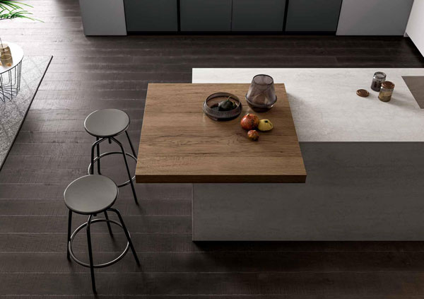 Arredo3 cucina Glass 2.0 01 dettagli penisola