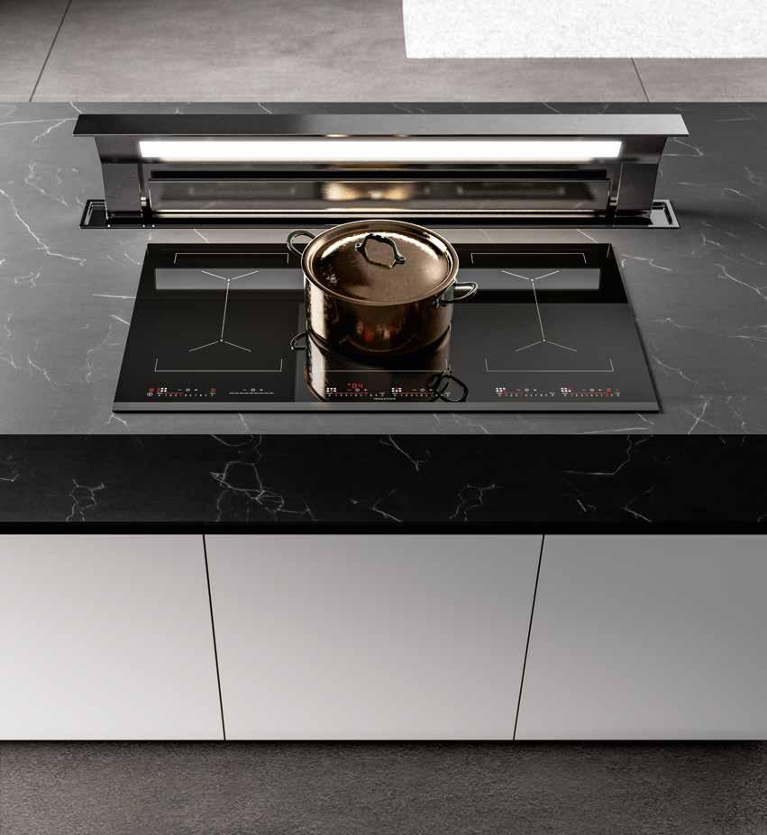 Arredo3 cucina Glass 2.0 06 dettagli piano cottura