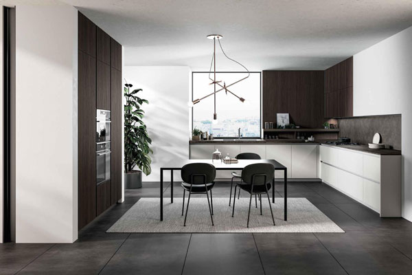 Glass 2.0 05 completa con tavolo e sedie