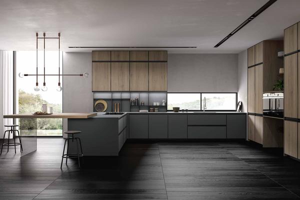 Arredo3 cucina Kronos 02 completa laterale