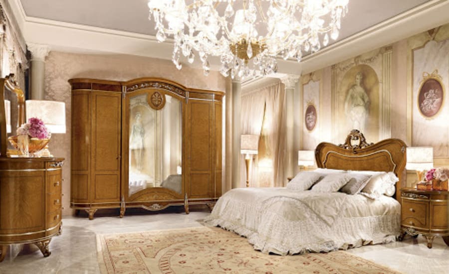 Barnini Oseo camera da letto Diamante in legno