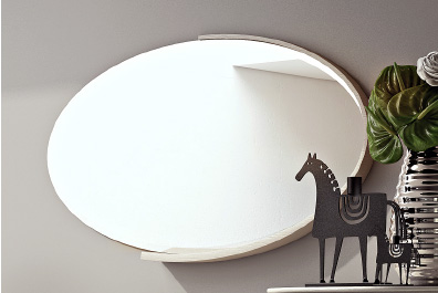 FAZZINI OVAL MIRROR