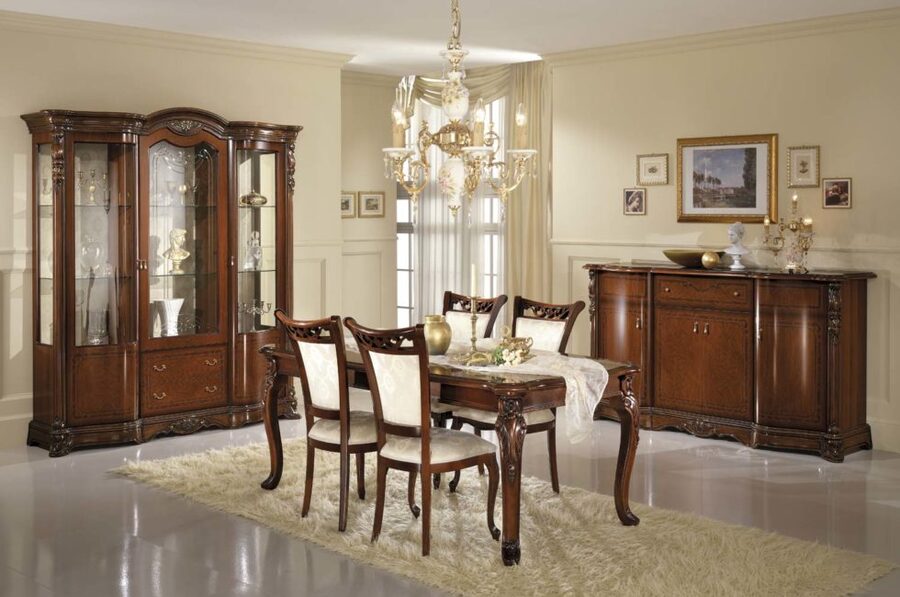 MOBILPIÙ CLASSIC LIVING ROOM QUEEN WALNUT