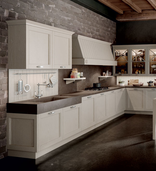 Arredo3 cucine Frida 6 vista laterale