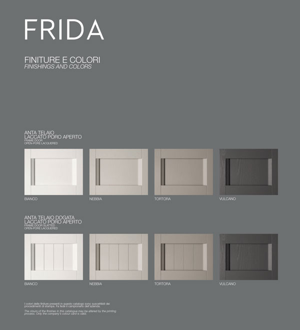 Arredo3 cucine Frida colori
