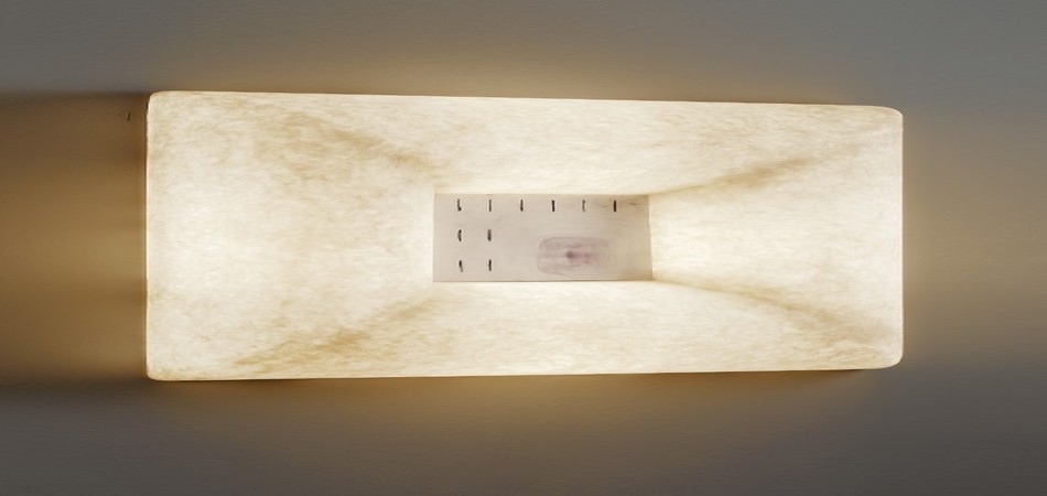 lampada da parete dada luna 1 color bianco 8eb