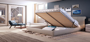 letto MRILYN TESTATA ECOPELLE RIGHE 31