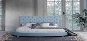 letto classico imperiale alto matrimoniale giroletto tondo 1