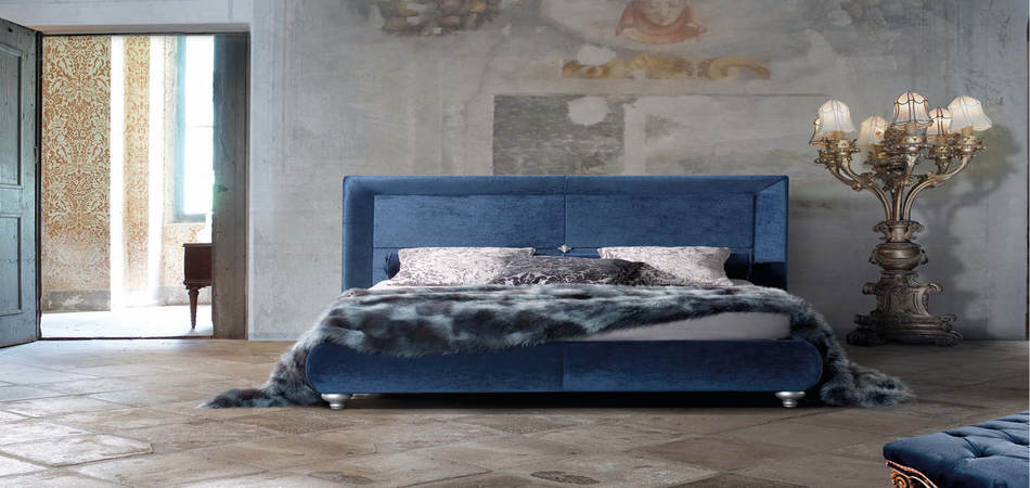 letto classico quadro matrimoniale giroletto 28bombato 1