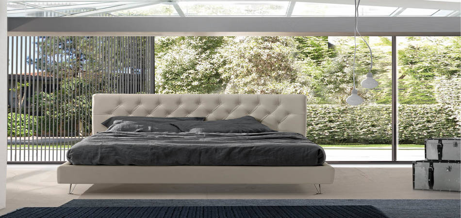 letto moderno imperiale basso matrimoniale giroletto 22
