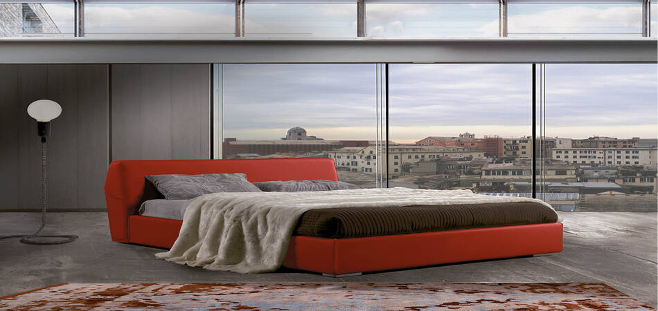 letto moderno tasca matrimoniale giroletto 28