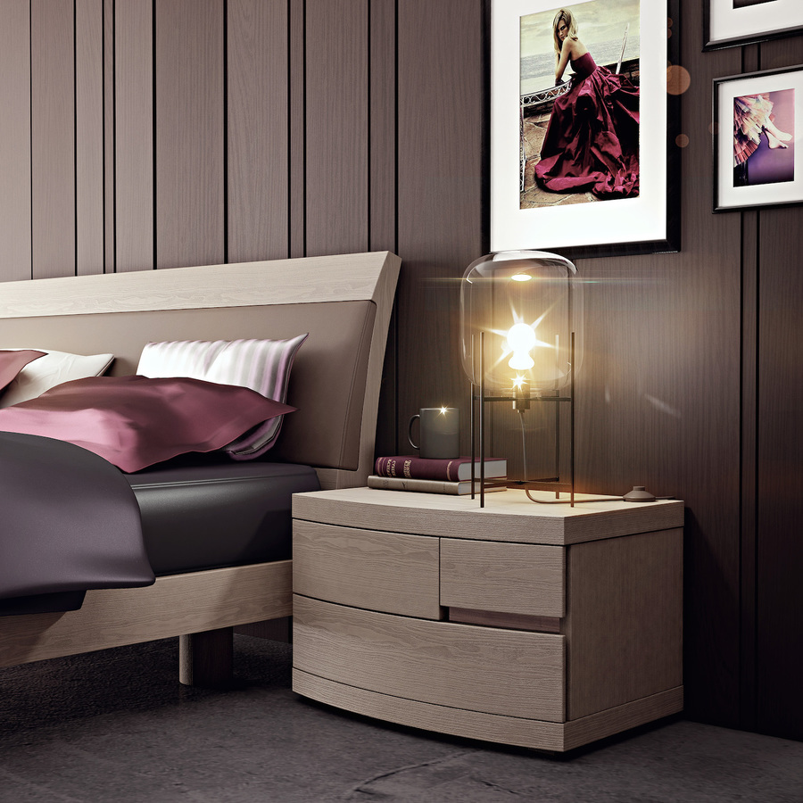 Letto mod NEW LEKURVE TESTATA CUSCINO ECOPELLE 2