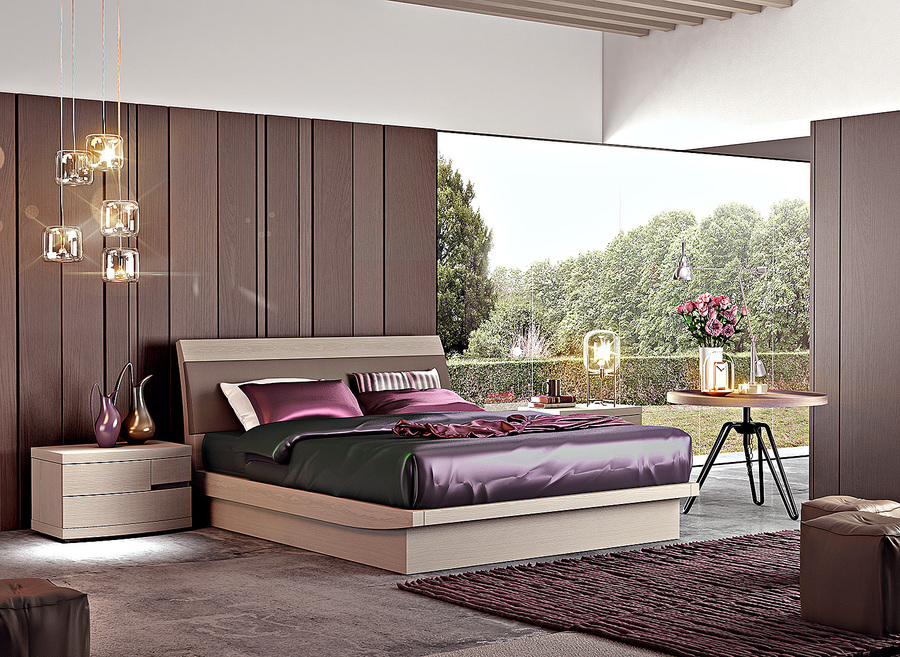Letto mod NEW LEKURVE TESTATA CUSCINO ECOPELLE 3