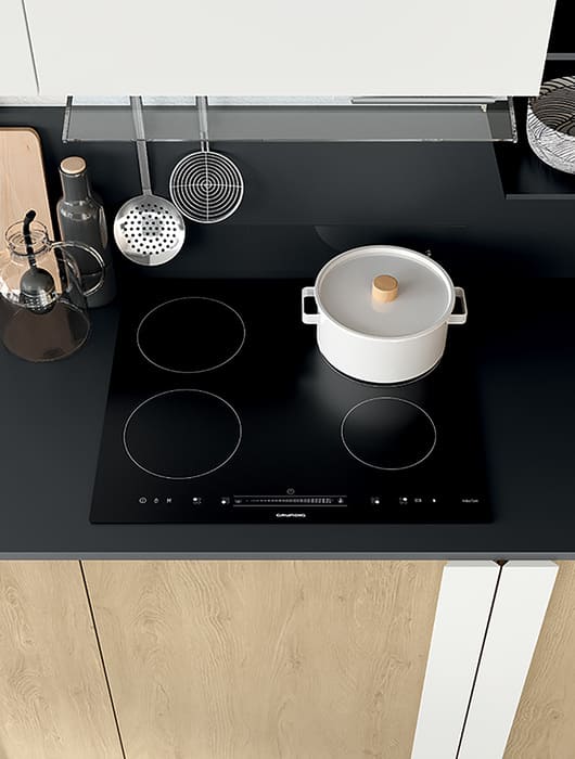 Colombini Casa Cucina Moderna Quadra piano induzione 41b 1