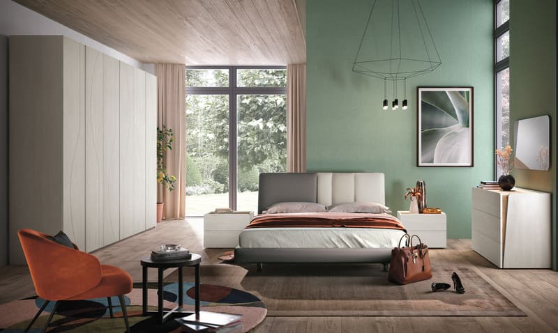 Camera da letto Corso11 Sipario letto beige