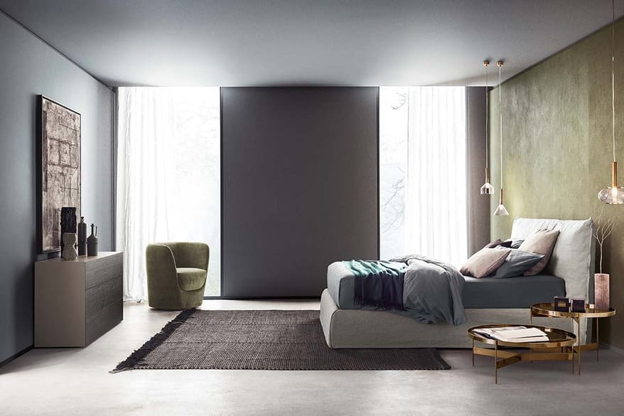 Piumotto upholstered bed PIANCA