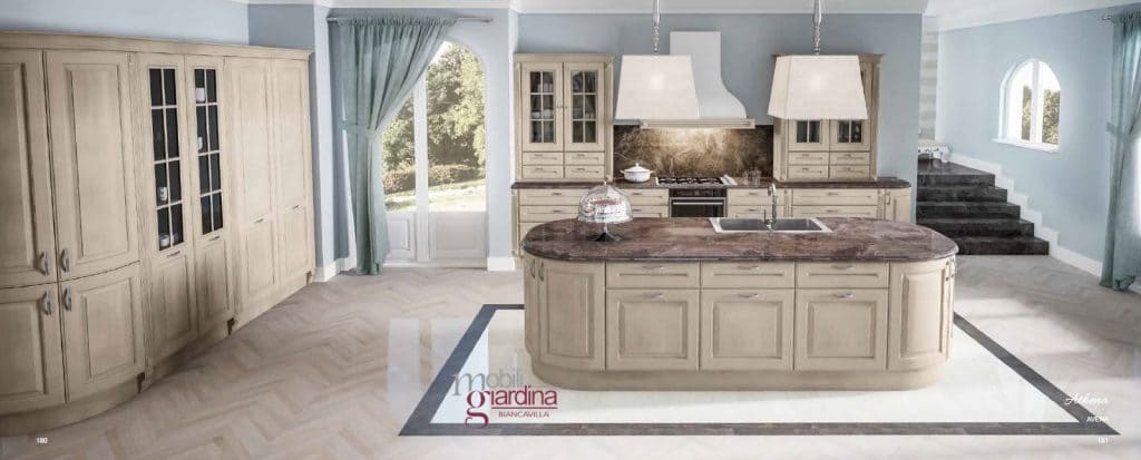 ATHENA beige con isola