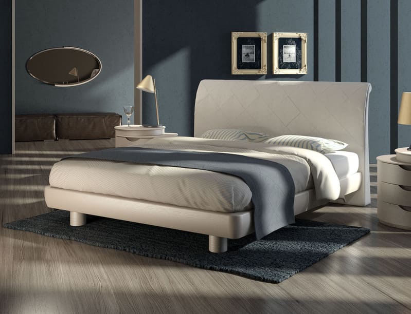 Fazzini Letto mod.Marylin testata ecopelle rombi art. LD 50