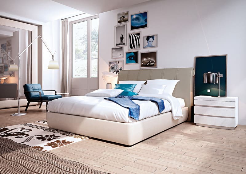 FAZZINI LETTO ECOPELLE MARILYN