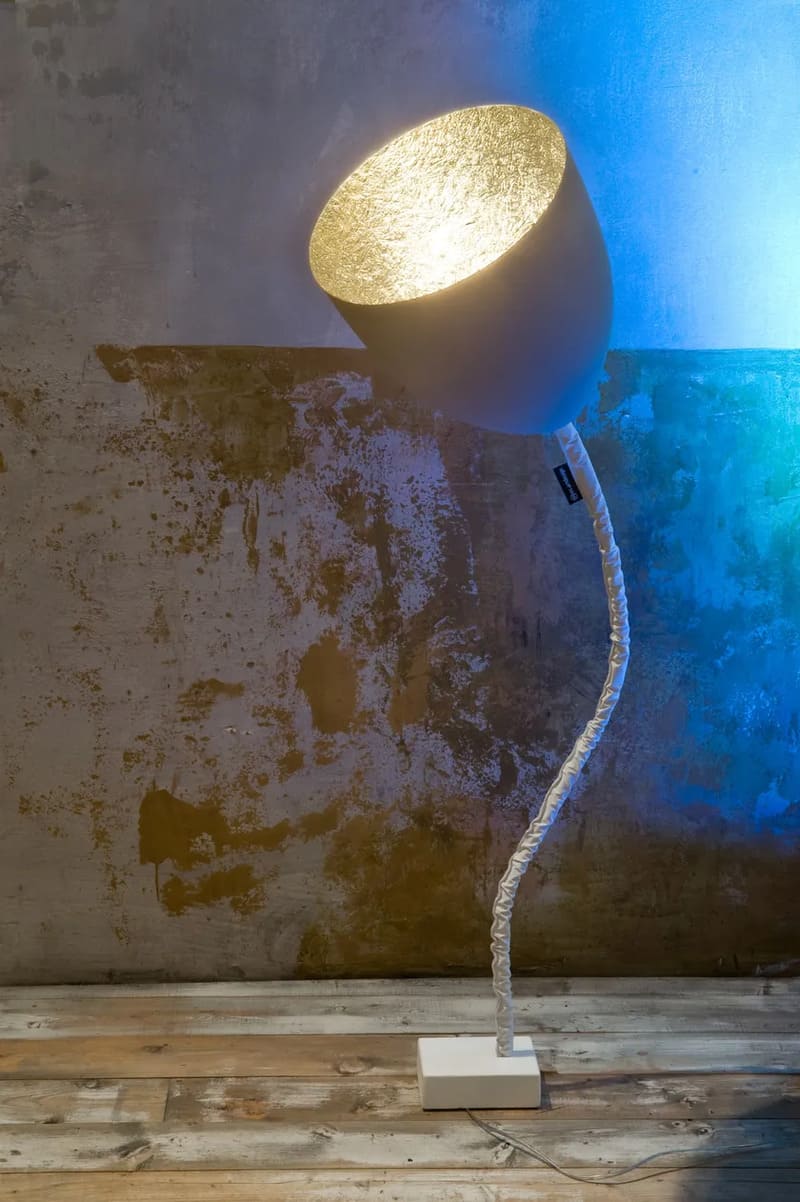 IN ES ART ILLUMINAZIONE FLOWER CEMENTO