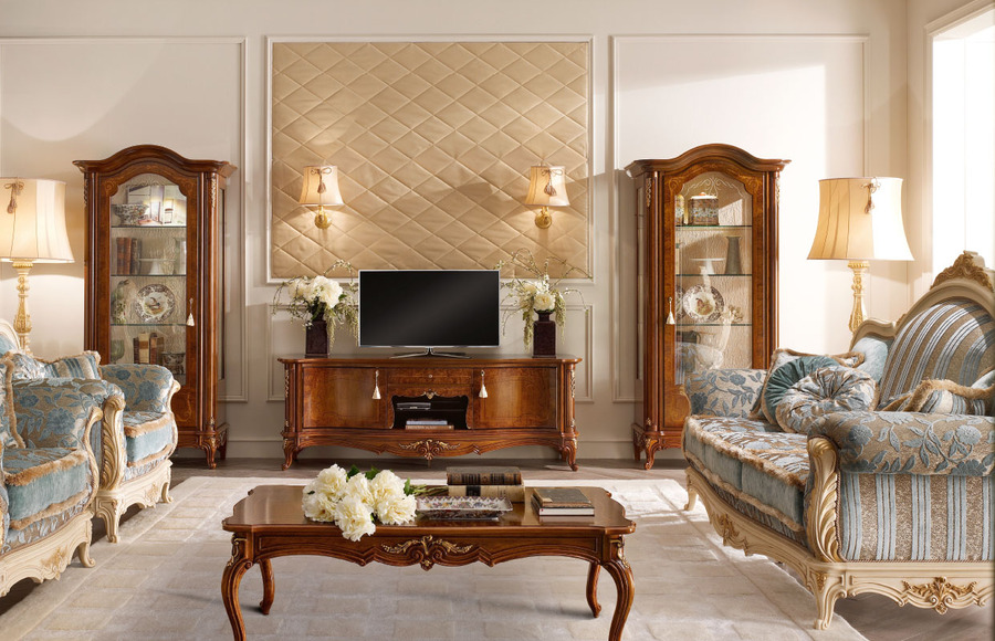 LIVING CLASSICO VALDERAMOBILI CASA PRINCIPE